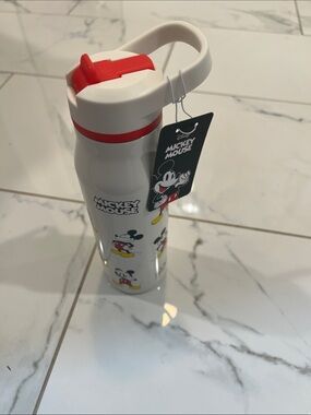 Zak! Disney White, Red and Yellow Mickey Mouse Insulated Bottle